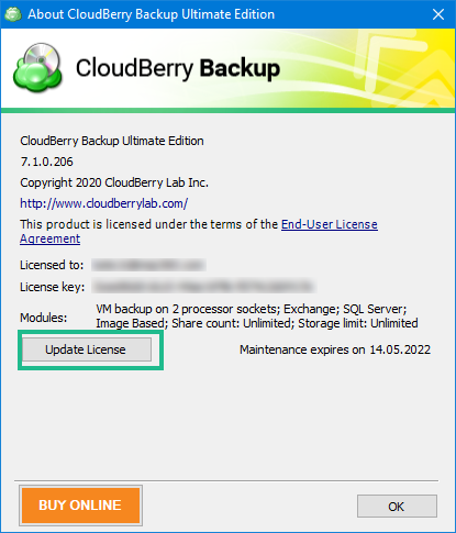 cloudberry backup ultimate