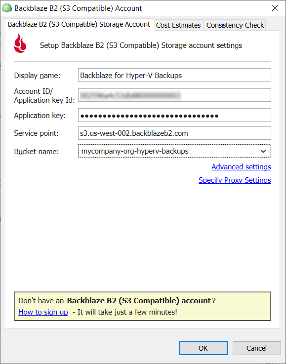 map b2 backblaze as a network drive in windows